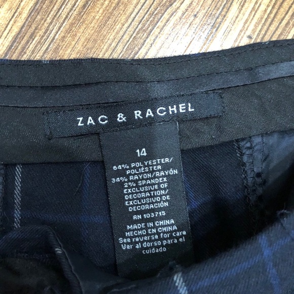 Zac & Rachel plaid ankle pants - Picture 3 of 4